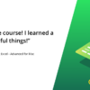 Microsoft Excel for Mac - Advanced Online Course