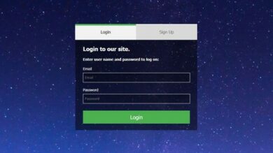 Login and Signup system using JavaScript / jQuery | Development Web Development Online Course by Udemy