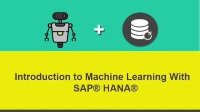 Introduction to Machine Learning With SAP HANA | Development Data Science Online Course by Udemy