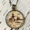 Birch bark Lighthouse pendants Jewelry Necklaces Resin | Lifestyle Arts & Crafts Online Course by Udemy