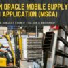 Learn Oracle Mobile Supply Chain Application Beginner | Business Operations Online Course by Udemy