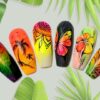 Summer nail art decorations with neon pigment powders | Lifestyle Beauty & Makeup Online Course by Udemy