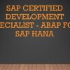 SAP Certified Development Specialist - ABAP for SAP HANA | Office Productivity Sap Online Course by Udemy