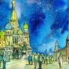 Christmas In Moscow: Draw and Paint a First Snowfall | Lifestyle Arts & Crafts Online Course by Udemy