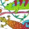 Art for kids: Reptile Camouflage Art-Easy