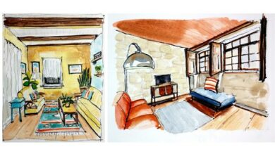 Travel Sketching: Interiors in One and Two Point Perspective | Lifestyle Arts & Crafts Online Course by Udemy